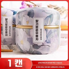 천리향 말린꽃차 꽃차 계화차 목서나무꽃 만리향, 1개, E. 계수 우롱차 1캔 15봉 60g
