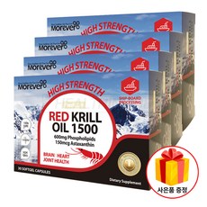 모에버 크릴오일 1500 30캡슐 2개, 4개, 30정