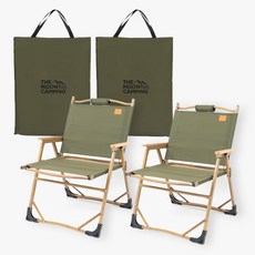 Moon 露營椅套組 2 Kermit Chair L, 卡其色 + 卡其色