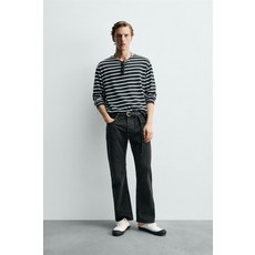 [국내발송] ZARA 남성 JEANS STRAIGHT FIT BOOTCUT AARON LEVINE X - 블랙 3991/495/800 508784