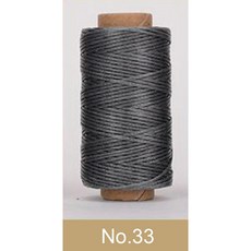 플랫 재봉사 코드 8MM 가죽 50M, 1개, No.33 Grey