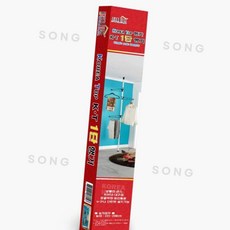 1단 폴 행거 일반형 25mm 벽면행거