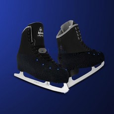 피겨화 덮개, 1개, 블랙 피콕블루 라인스톤