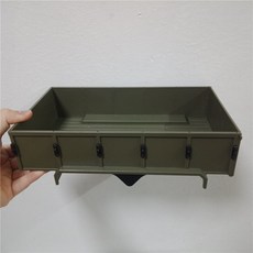 臺灣熱銷 改裝車RC陞級金屬配件六驅遙控車原車零件閤金傳動軸車橋減震, 原車件：車鬥, 1個