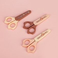 翠樂絲 水豚文具剪刀 小剪刀 卡皮巴拉剪刀 水豚造型 卡通剪刀 兒童剪刀 12cm, 1個, 常規款