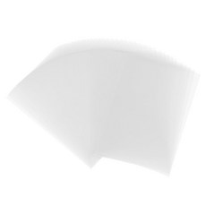 파티킬 100매 벨룸 페이퍼 4x6 반투명 초대장 인쇄용 100GSM 흰색, White