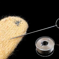 전도성실 장갑 스마트폰 실 터치실 어싱실 도전사, 280데니아, 10미터, 1개, 은색