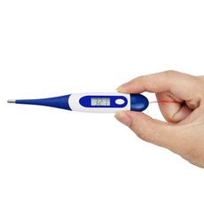 돼지 소 항문 디지털 체온계 강아지 고양이 축사 항문체온계 동물 사육장 가축, 하오룬치단단한머리전자체온계