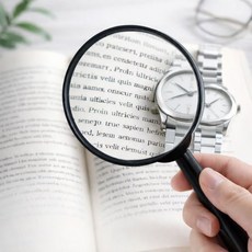 노안용 대형 돋보기 핸드 확대경 독서용 관찰용