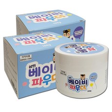 삼현 석면없는 안전한 베이비파우더 100g 식약처 허가제품, 2개