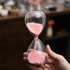 創意少女心沙漏計時器 星星沙漏生日禮物亮片家居裝飾擺件, sl2044星星沙漏粉沙 不含底座:sl2044星星沙漏粉沙 不含底座