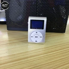 휴대용 MP3 플레이어 워크맨 미니 클립 학생용 마이크로 메탈 SD, 실버, 실버, 상세설명참조