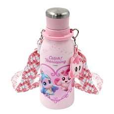 캐치티니핑6 텀블러 키링 스트랩세트, 1개, 500ml, 캐치티니핑6-ST0012-핑크 1개, 500ml, 캐치티니핑6-ST0012-핑크