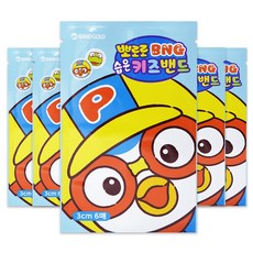 밴드골드 뽀로로 BNG 습윤 키즈밴드 뽀로로 6매입 x 5개