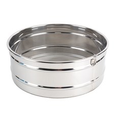 스텐 밀가루채 테높은 채망 분당체 원형 채반 얼기미 가루체 주방채 베이킹 얼개미, 1개