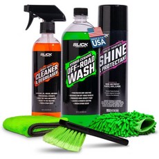 자동차 트럭 오토바이 UTV 더트 바이크 나란히 ATV 오프로드 지프 보트 제트 스키 워터크래프트 산악 자전거 등을 위한 슬릭 제품 스타터 번들, Off-Road Starter Bundle