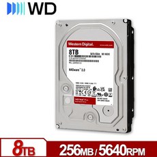 WD WD80EFPX 紅標Plus 8TB 3.5吋 NAS硬碟, 1GB