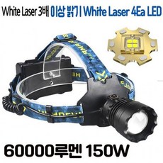 강력한밝기 60000루멘 LED 충전식 줌 랜턴 헤드랜턴 ssu+29259JO, 상세페이지 참조, 1개
