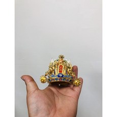 華誠 6吋 正安金紙帽 七星冠 保生大帝 神帽, 1個