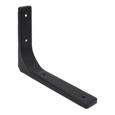 아이베란다 L형 철제 선반 받침대 벽선반 브라켓, 1개, 블랙 200mm