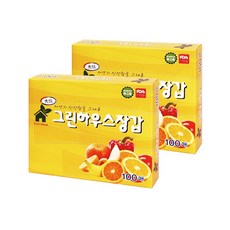 그린하우스 뉴폴리 손목 긴 장갑 100매, 100개, 20개