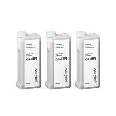 에브리봇 올인원 로봇청소기 Q9 전용 세정제, 3개