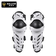 SULAITE 摩托車騎士護具 護膝護肘 防摔騎行裝備, 白色, 1個