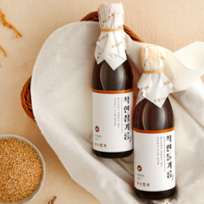 벤조피렌 ZERO 단 1회 착유 통들깨사용 착한들기름, 2개, 350ml