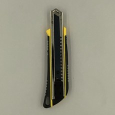 Woodpecker L型美工刀 18mm 附替換刀片 鋁合金刀身 自動鎖定, 1個, BK-1801(推式)