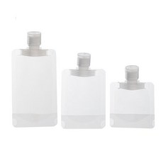 吸嘴袋 出差便攜 沐浴旅行組, 1件, 【加厚款50ml】分裝袋, 白色