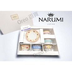 日本製【narumi】鳴海 花卉 5入花茶杯組 咖啡杯組 紅茶杯組, 1個