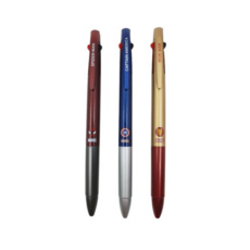 마블 Marvel 캐릭터 3색 볼펜 0.7mm, 랜덤, 3개