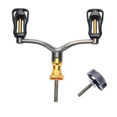 낚시 릴 더블 로커 암 낚시 릴 핸들 로커 암 그립 베이트캐스팅 릴 스피닝 낚시 릴 핸들, champagne, champagne