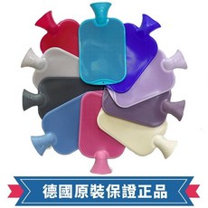 卡樂登德國原裝Fashy熱水袋：2026新10色，單面厚斜紋菱格設計，注水式冰熱兩用2.0L, 9、淺灰色