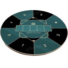 포커 홀덤 원형 테이블 매트 블랙잭 카드 카지노 펍, D, 75cm