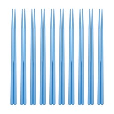 키친왕 PBT 파스텔 항균 젓가락, 블루, 10개
