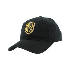 ZHATS NHL 공식 라이선스 조절 가능한 모자 장학금 아이콘 블랙, 라스베가스 골든 나이츠