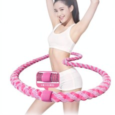 SMOO'KY 彈簧呼啦圈 智能運動 柔軟護腰, 粉色3斤, 1套, 3kg