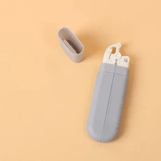 접이식 텔레스코픽 휴대용 의류 건조 랙 여행용 옷장 공간 정리함 저장 미니 옷걸이 1Pc, 01 gray1pcs