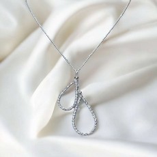 【摩達客】碎鑽水滴型Y字鍊, 1個
