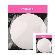 튼튼부채만들기 흰색 2개입 팩 10개입 학교 원형부채