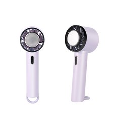 手持冰敷風扇 涼感降溫神器 冷敷冰袋 涼風雙效 夏日必備, 掛鉤款 - 紫色, 掛鉤款 - 紫色