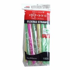 육보상점 빨대 12MM 개별포장 15개입