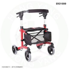 恆伸 GOGO購 鋁合金四輪助步車-豪華款 ER-31099 助行車 帶輪型助步車 四輪助行車 助行器 散步車 助行椅, 1個