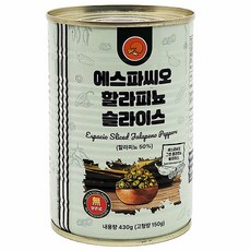 에스파씨오 할라피뇨 젬릭 슬라이스 430g, 1개
