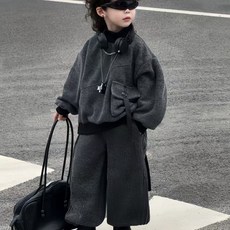 Angel兔童裝新款男童秋季加絨套裝2025洋氣韓版腳褲衛衣兒童兩件套時尚潮流酷潮男童套裝休閒春秋裝