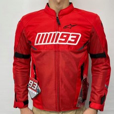 Alpinestars LOSAIL AIR JK MM93聯名款 亞洲版透氣防摔衣-長野總代理, 紅, 1個