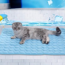 반려동물 방석 여름 쿨매트 고양이 강아지 쿠션 패드, XL(100X70cm), 1개