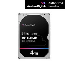 공식판매원 WD ULTRASTAR HA340 3.5인치 4TB 7200RPM HDD 기업용 하드디스크 WUS721204BLE6L4