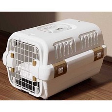 접이식 강아지 이동 켄넬 가방 산책 반려견 애견 흰색 6.5kg적합